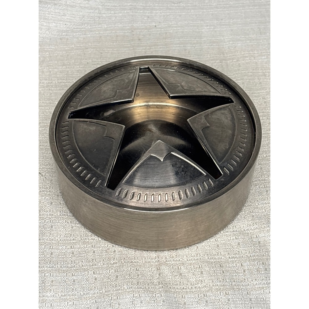 Marlboro LoneStar Design cigarette Metal Ashtray Round Decorative Home‎ Decor